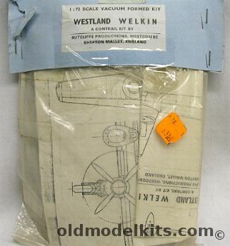 Contrail 1/72 Westland Welkin plastic model kit